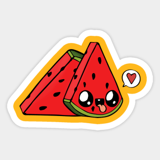 Charming watermelon Sticker